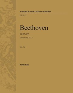 Cover Ouvertüre Nr.3 zur Oper Leonore op.72 für Orchester Kontrabass