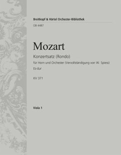 Cover Rondo Es-Dur KV371 für Horn und Orchester Viola
