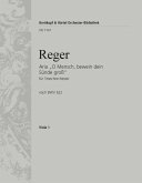 O Mensch bewein dein Sünde groß Aria nach BWV622 für Streichorchester Viola O Mensch bewein dein Sünde groß Aria nach BWV622 für Streichorchester Viola