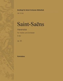 Cover Havanaise E-Dur op.83 für Violine und Orchester Kontrabass