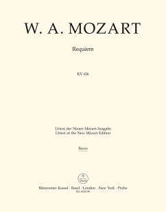 Cover Requiem KV626 für Soli, Chor und Orchester Chorstimme Baß