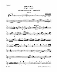 Cover Sinfonie G-Dur Nr.94 Hob.I:94 für Orchester Violine 1