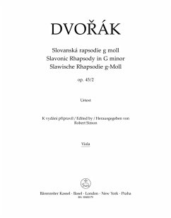 Slawische Rhapsodie g-Moll op.45,2 für Orchester Viola Slawische Rhapsodie g-Moll op.45,2 für Orchester Viola