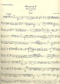Messe F-Dur D105 für Soli, gem Chor und Orchester Violoncello/Kontrabass Messe F-Dur D105 für Soli, gem Chor und Orchester Violoncello/Kontrabass