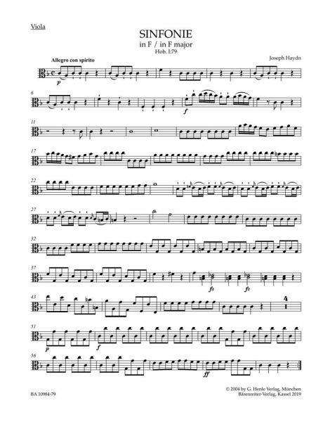 Sinfonie Nr. 79 Sinfonie Nr. 79