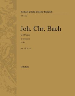 Cover Sinfonie D-Dur op.18,6 für Orchester Cello / Baß