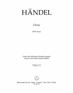 Gloria für Soli, Chor und Orchester Violine 1/2 Gloria für Soli, Chor und Orchester Violine 1/2