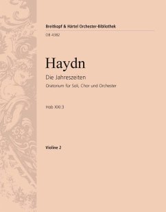 Cover Die Jahreszeiten Hob.XXI:3 für Soli, Chor und Orchester Violine 2
