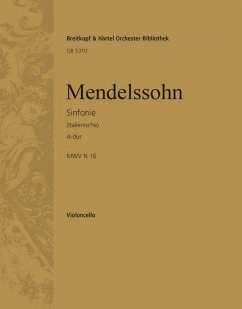 Cover Sinfonie A-Dur Nr.4 op.90 für Orchester Violoncello