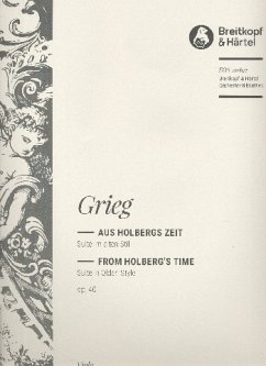 Cover Aus Holbergs Zeit op.40 für Streichorchester Viola