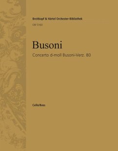 Cover Concerto d-Moll op.80 für Klavier und Streichorchester Cello / Baß