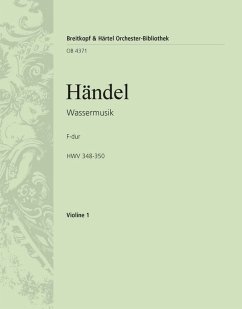 Cover Wassermusik für Orchester Violine 1