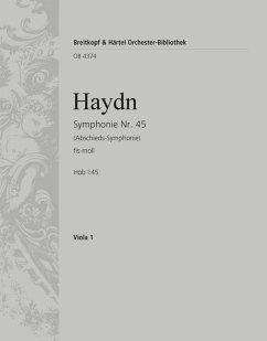 Cover Sinfonie fis-Moll Nr.45 Hob.I:45 für Orchester Viola