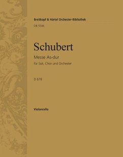 Cover Messe As-Dur D678 für Soli, gem Chor und Orchester Violoncello