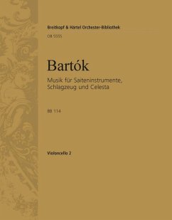 Cover Musik für Saiteninstrumente, Schlagzeug und Celesta BB114 Violoncello 2