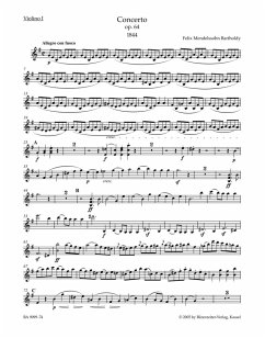 Cover Konzert für Violine und Orchester e-Moll op. 64