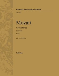 Cover SERENADE F-DUR KV101 FUER ORCHESTER VIOLONCELLO/KONTRABASS KONTRETAENZE KV101