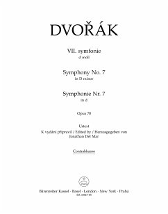 Cover Sinfonie d-Moll Nr.7 op.70 für Orchester Kontrabaß