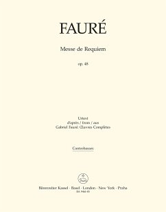 Cover Messe de Requiem op.48 (Fassung von 1900) für Soli, gem Chor und Orchester Kontrabass