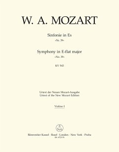 Cover Sinfonie Es-Dur KV543 für Orchester, Violine 1