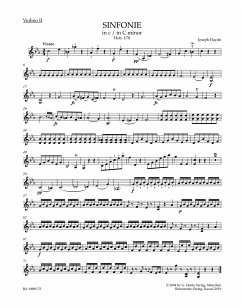 Cover Sinfonie Nr. 78 Viollin II