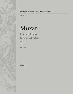 Konzert-Ronde D-Dur KV382 für Klavier und Orchester Viola