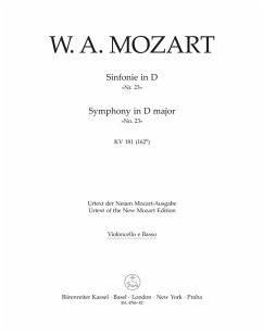 Cover Sinfonie Nr. 23 D-Dur KV 181 (162b)