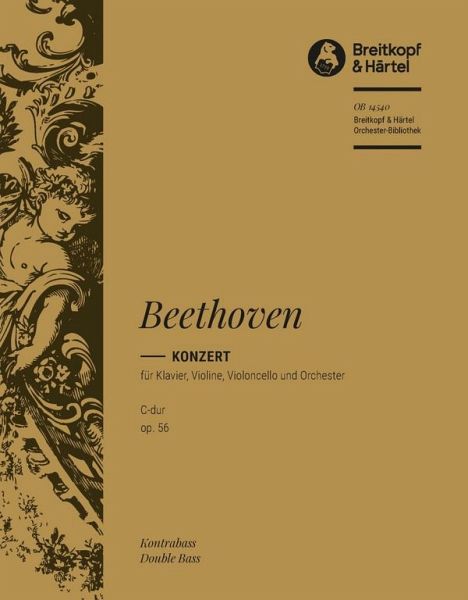 Konzert C-Dur op.56 für Klavier, Violine, Violoncello und Orchester Kontrabaß