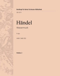 Cover Wassermusik HWV348-350 für orchester Violine 2