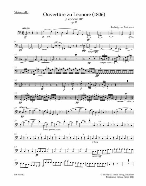 Leonore-Ouvertüre für Orchester Nr. 3