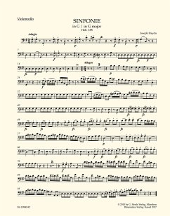 Cover Sinfonie G-Dur Hob.I:88 für Orchester Violoncello