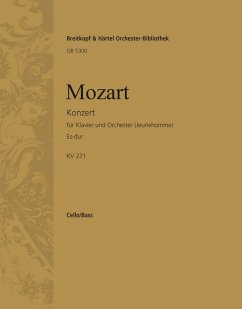 Cover Konzert Es-Dur Nr.9 KV271 für Klavier und Orchester Cello/Baß