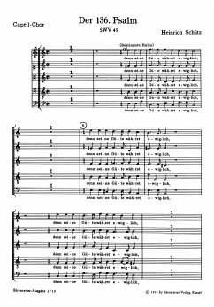 Cover Danket dem Herren SWV245 für 2 Favoritchöre, Kapellchor und Instrumente Chorpartitur Kapellchor