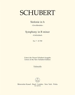 Cover Sinfonie h-Moll Nr.7 D759 für Orchester Violoncello