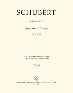 Cover Sinfonie C-Dur Nr.6 D589 für Orchester Violine 1