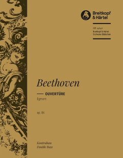 Cover Egmont op.84 Ouvertüre für Orchester Kontrabass