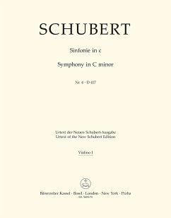 Cover Sinfonie c-Moll Nr.4 D417 für Orchester Violine 1
