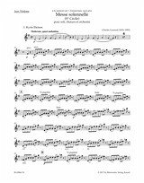 Cover Messe solennelle (Ste Cécile) für Soli, gem Chor und Orchester Violine 1