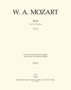 Cover Kyrie d-Moll KV341 für Chor, Orchester und Orgel, Violine 1