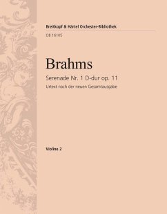 Serenade D-Dur Nr.1 op.11 für Orchester Violine 2