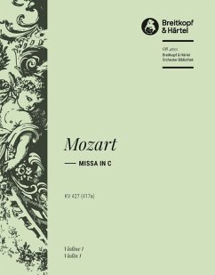 Cover Messe c-Moll KV427 für Soli, Chor und Orchester Violine 1
