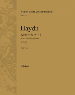 Cover Sinfonie fis-Moll Nr.45 Hob.I:45 für Orchester Cello/Baß