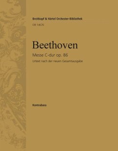 Cover Messe C-Dur op.86 für Soli, Chor und Orchester Kontrabaß