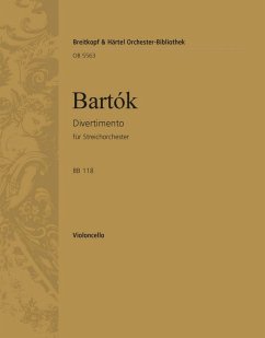 Cover Divertimento BB118 für Streichorchester Violoncello