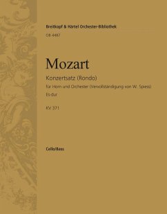 Cover Rondo Es-Dur KV371 für Horn und Orchester Cello/Baß