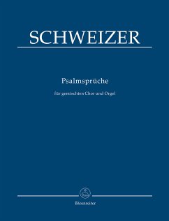 PSALMENSPRUECHE FUER 3-4STG. GEM CHOR UND ORGEL, PARTITUR PSALMENSPRUECHE FUER 3-4STG. GEM CHOR UND ORGEL, PARTITUR