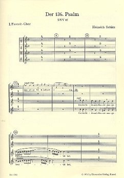 Cover Danket dem Herren SWV245 für 2 Favoritchöre, Kapellchor und Instrumente Chorpartitur Favoritchor 1