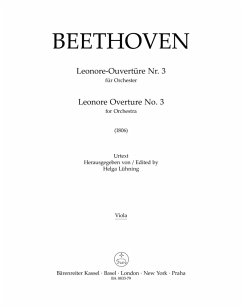 Cover Leonore-Ouvertüre für Orchester Nr. 3