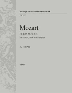 Cover Regina coeli in C KV 108 (74d) Va1 S,GCh,Orch E