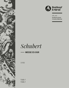 Cover Messe Es-Dur D950 für Soli, Chor und Orchester Viola